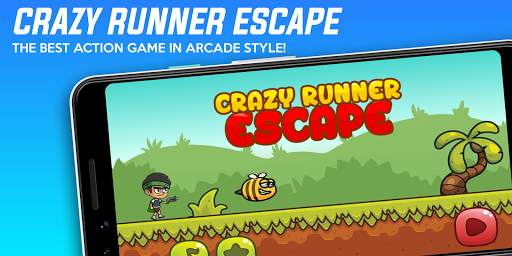 Shoot and run - Crazy Runner to collect coins screenshot 1
