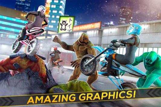 Monster Dirtbike City Racing screenshot 2