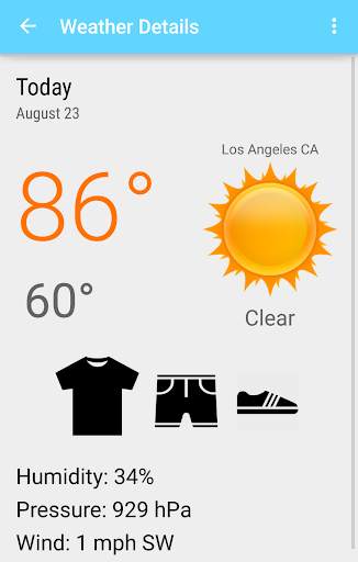 What To Wear Weather Free screenshot 2