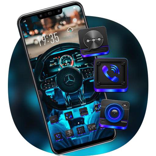 Tech Sense Steering Wheel Car Theme Galaxy M20 2.0.1