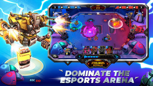 Steel Wars Royale - Multiplayer Robot Strategy 1v1 screenshot 4