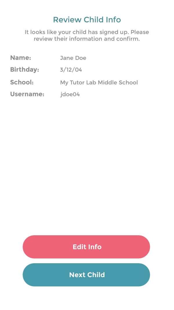 My Tutor Lab screenshot 3