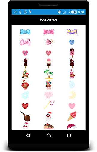 Cute Photo Stickers Editor screenshot 2