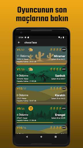 Chicken Tracker: Stats for PUBG screenshot 3