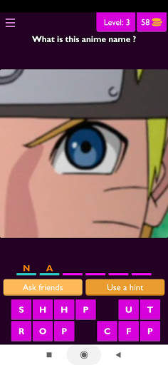 Quiz Anime & Manga Game screenshot 2