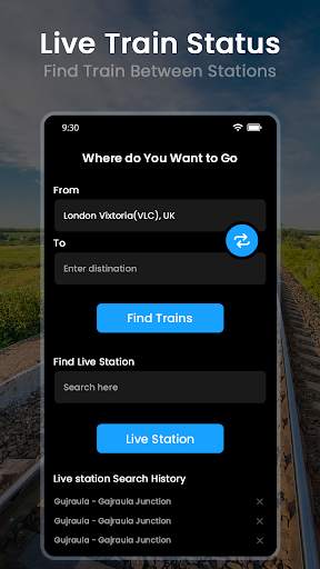 Where is my Train - Train App screenshot 2