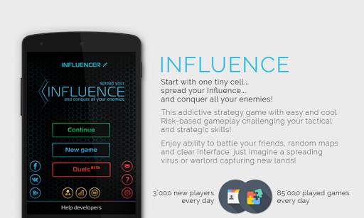 Influence screenshot 1
