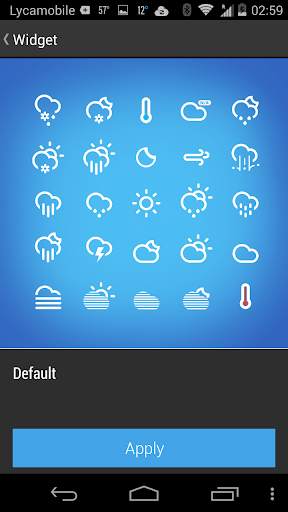 Cartoon cute weather Icon set screenshot 6