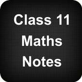 Class 11 Maths Notes on 9Apps