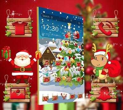 Christmas red launcher theme screenshot 3