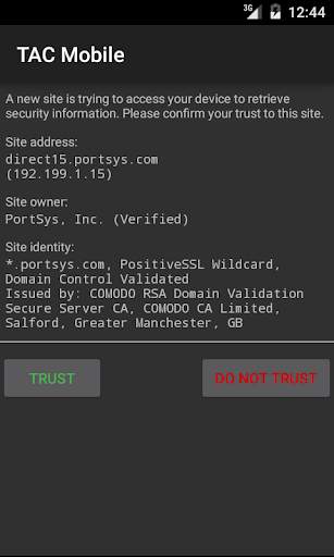 TAC Mobile screenshot 2