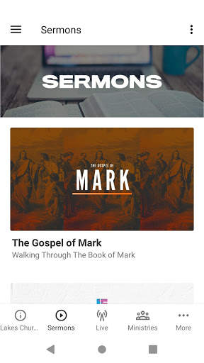 Lakes Church App 2 تصوير الشاشة