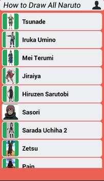 How to Draw All Naruto Characters screenshot 2