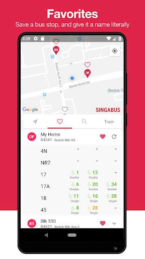Singabus - Singapore Bus Timin screenshot 3