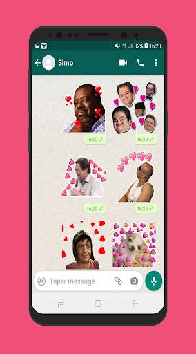 Figurinhas de Memes Corações e Crush WAStickerApps screenshot 1