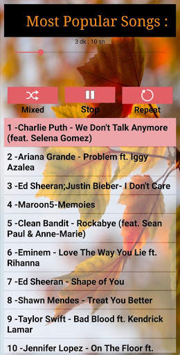TOP 25 Most Popular Songs Offline screenshot 5