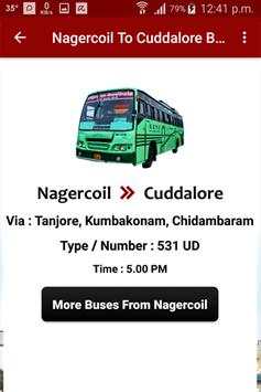 Nagercoil Bus Info screenshot 3