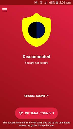 Yellow VPN- Free, Fast, Secured & Unlimited screenshot 1