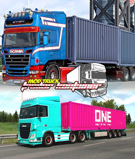 Mod Truk Trailer Kontainer screenshot 1
