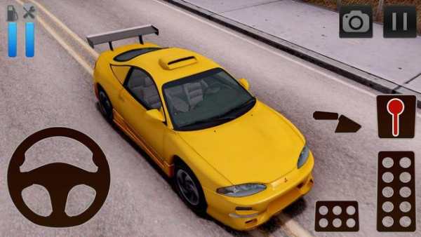 Car Driving Simulator Mitsubishi screenshot 3