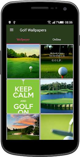 Golf Wallpapers 1 تصوير الشاشة
