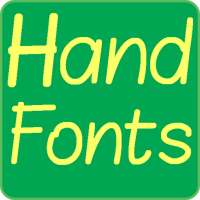 Hand Fonts for FlipFont icon