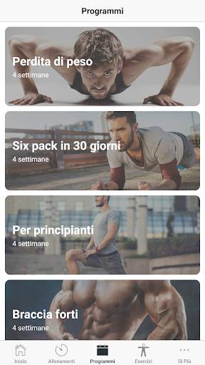 Allenamento per uomo - Allenarsi a casa screenshot 3