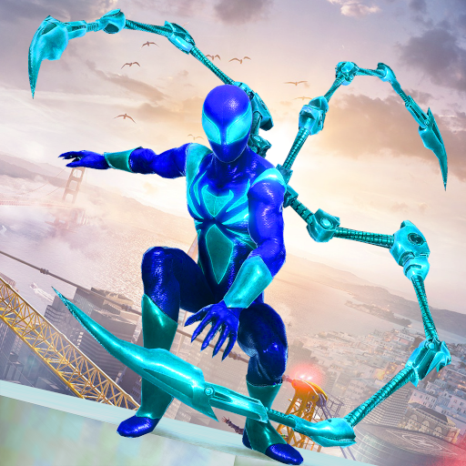 Spider Rope Iron Fighting Sim icon