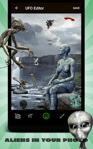 Alien Photo Editor - UFO On Photos screenshot 1