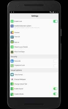 Real fingerprint screen unlock screenshot 1