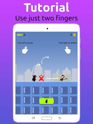 Run and hit ninja game one tap screenshot 6