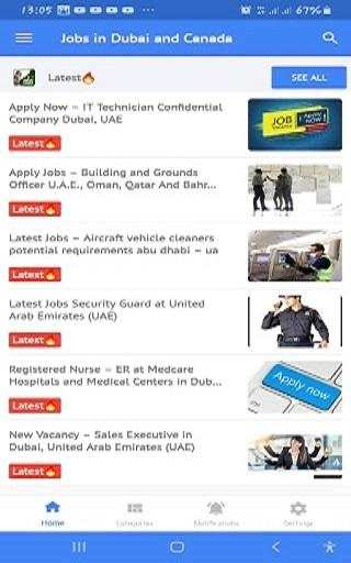 Jobs in Dubai and Canada скриншот 2