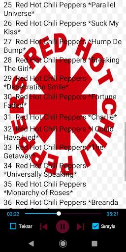 Red Hot Chili Peppers Best Songs Offline screenshot 3