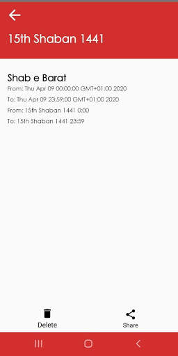 Islamic Hijri Calendar screenshot 4