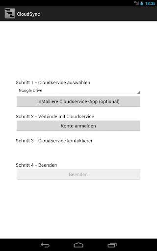 Projektplan - CloudSync screenshot 4