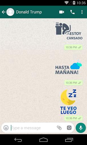 Spanish Goodbye Emojis & Stickers screenshot 2