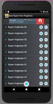 Superhero Ringtones 3 تصوير الشاشة