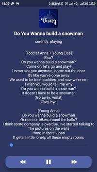 All Disney songs   lyrics screenshot 7