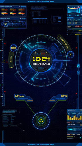 Pop Locker Technology Theme screenshot 1