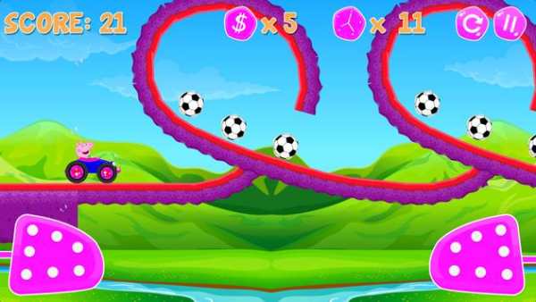 Pepa and Pig Racing - Kids Racing Game screenshot 3