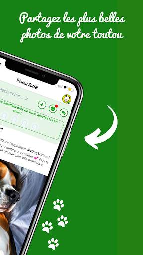 MyDogSociety Réseau social & promenades pour chien screenshot 2