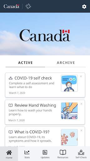 Canada COVID-19 screenshot 1
