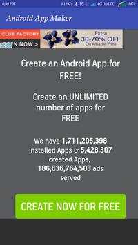App Maker For Android screenshot 1