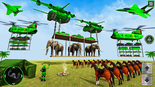 Crazy Car Army Transport Truck screenshot 3