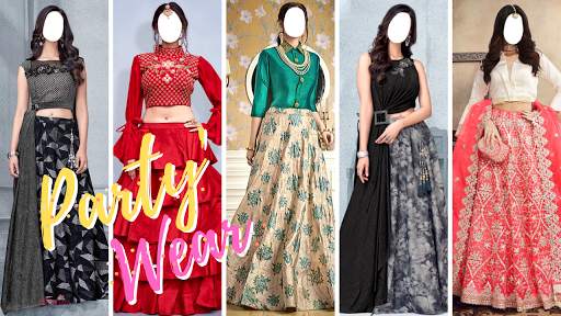 Lehenga Choli Party Wear Photo Suit screenshot 1
