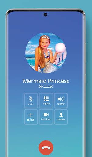 Mermaid Princess Fake Call Video screenshot 1