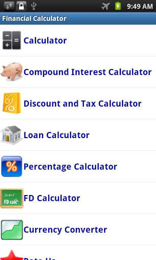 Financial Calculator screenshot 1