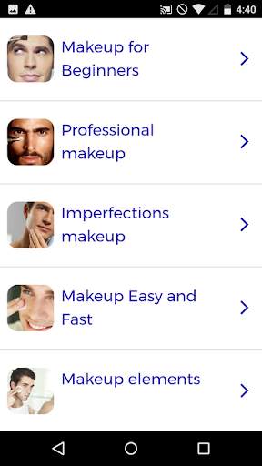 Makeup Course for Men screenshot 1