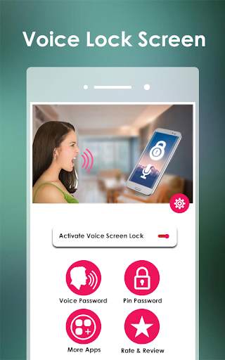 Voice Lock Screen speak to lock screenshot 1
