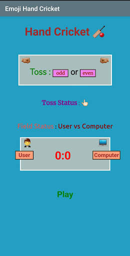 Emoji Hand Cricket screenshot 1